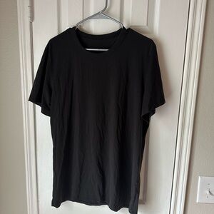 Lululemon The Fundamental T Shirt Black Short Sleeve Men's Large